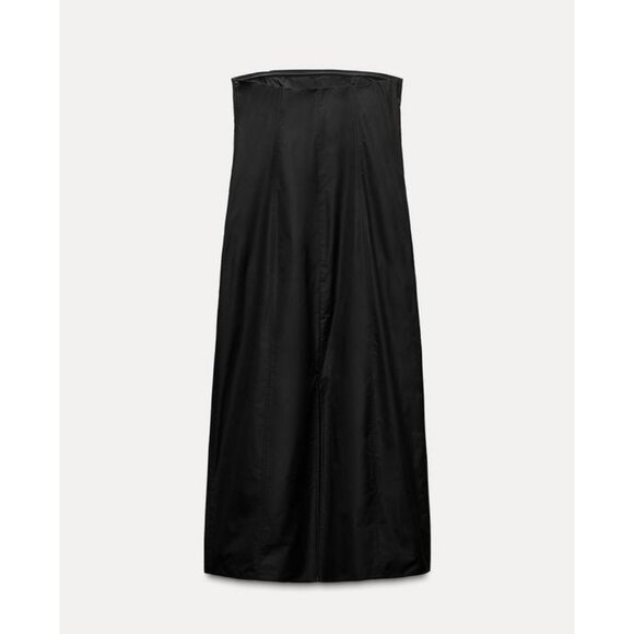 ZARA Strapless Black Dress Size S NWT - Picture 4 of 6